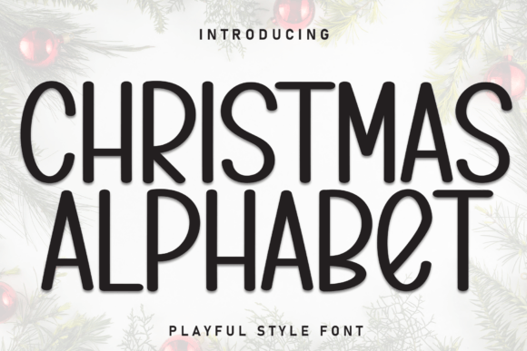 Christmas Alphabet Font: A Handwritten Typeface for Festive Projects