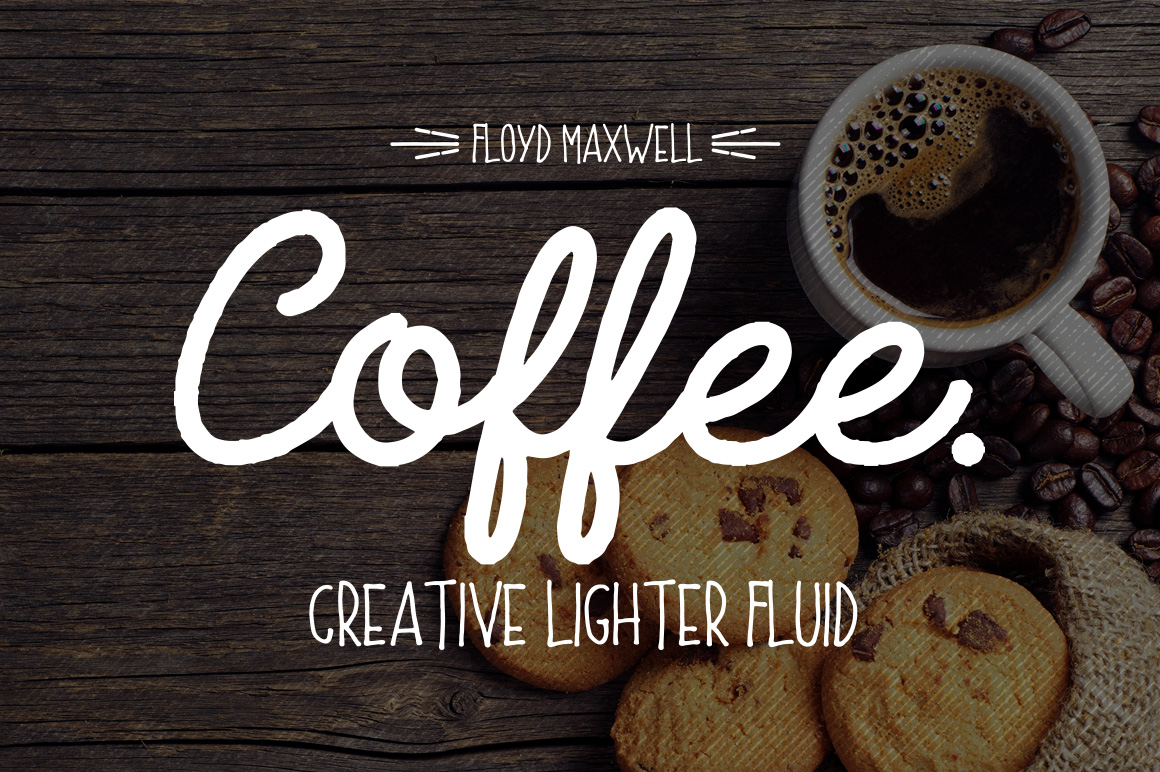 Coffee Font + Extras: A Warm Blend for Your Designs