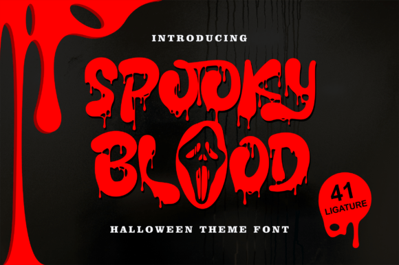 Designing Fear: How to Use the Spooky Blood Font