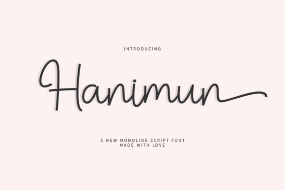 Hanimun Font: Where Gentle Handwriting Meets Modern Design