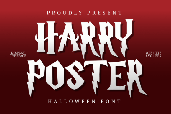 Harry Poster: A Spooky Halloween Font for Bold Design