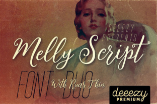 Melly Script Font Duo: A Vintage Touch for Modern Designs