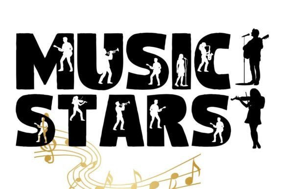 Music Stars Silhouettes Font: A Visual Symphony in Typography