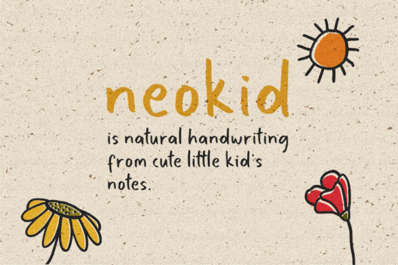 Neokid Handwriting Font: Capturing Childhood Charm in Design