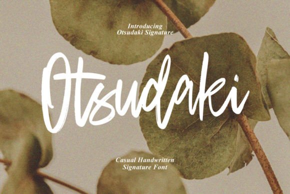 Otsudaki Font: A Handmade Touch for Authentic Branding