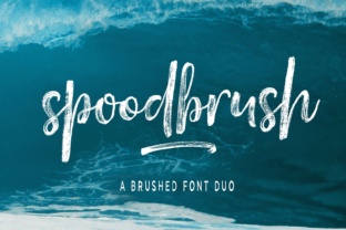 Spoodbrush - Font Duo: A Dynamic Script Pairing for Authentic Design