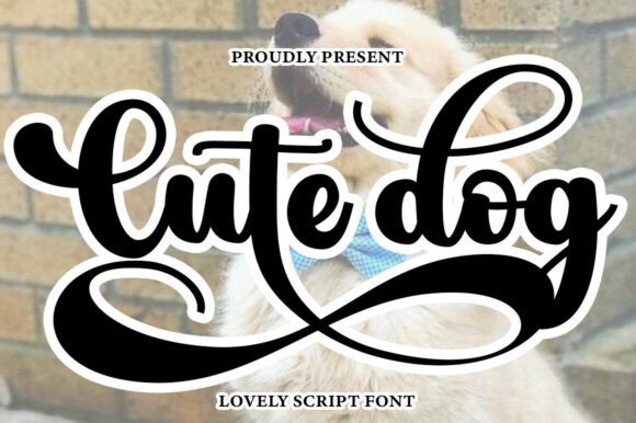 The Soft Elegance of Cute Dog Font for Modern Design