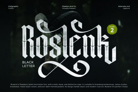 Unlocking the Edge: The Power of Roslenk Volume 2 Font