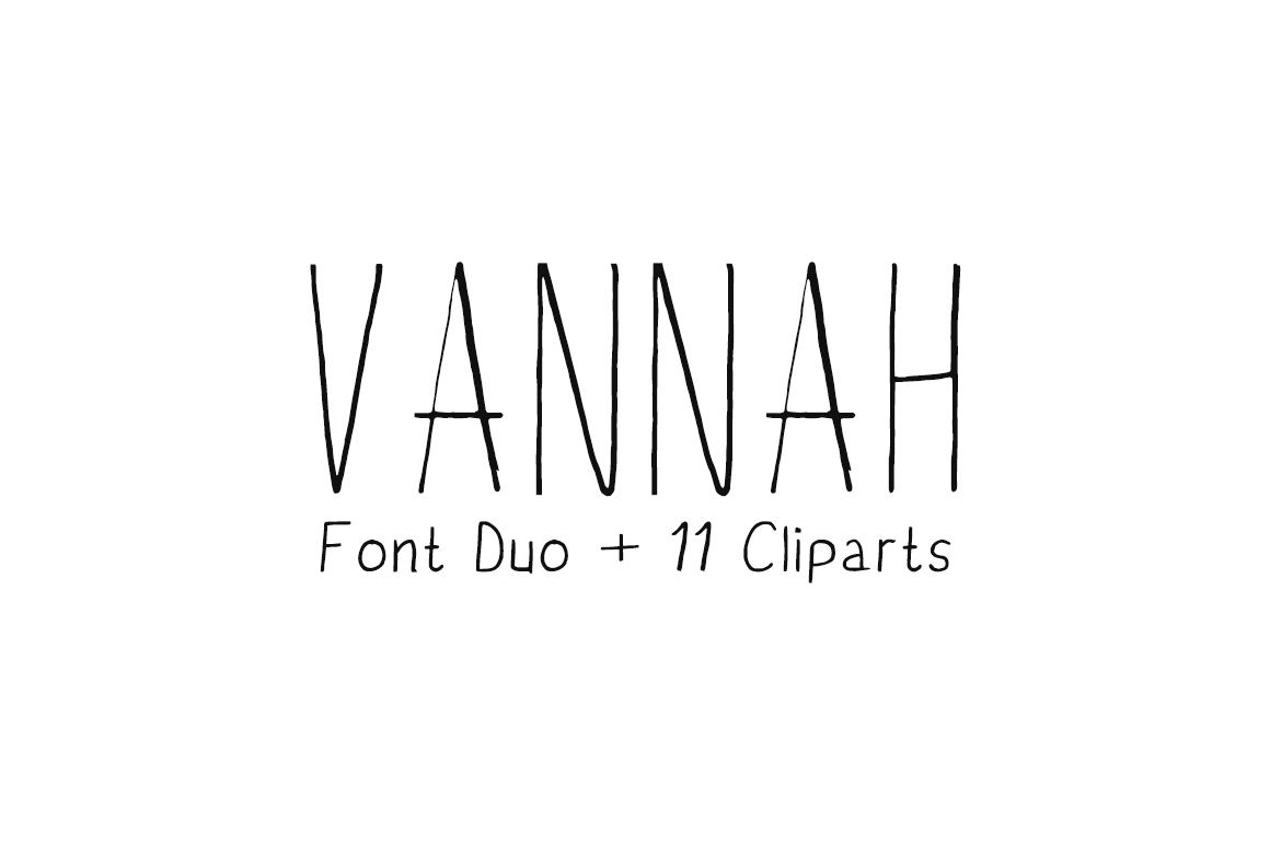 Vannah Font Duo: A Handmade Touch for Modern Design