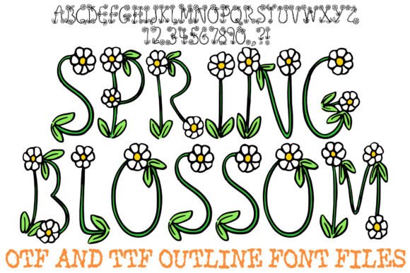 Watch Your Designs Bloom with Spring Blossom Font