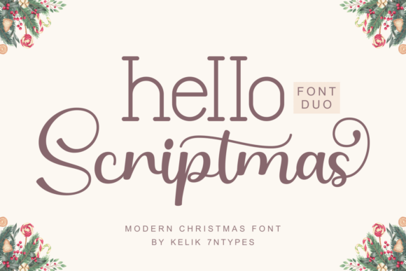 Why Hello Scriptmas Duo Font Is a Holiday Design Game-Changer